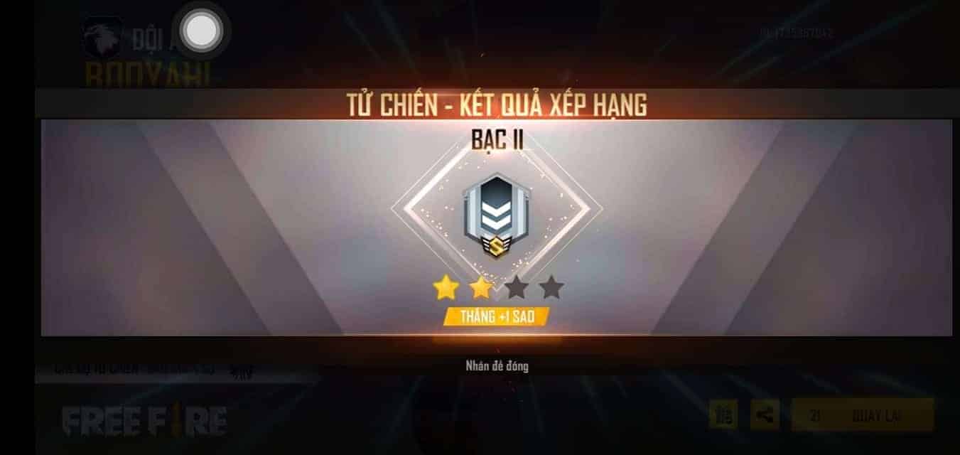 Hình ảnh rank Tử Chiến Bạc