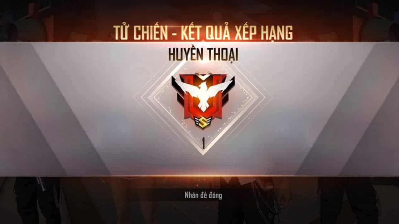 Hình ảnh rank Tử Chiến Huyền Thoại