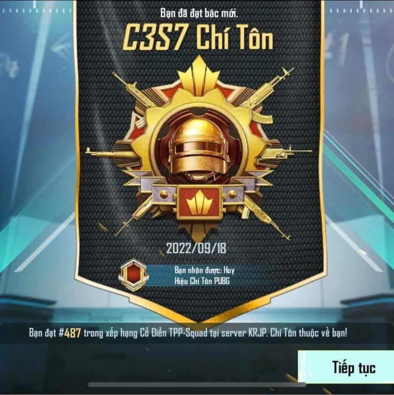 Hình avt rank Chí Tôn Pubg