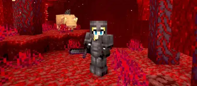 Hình giáp Netherite xịn sò