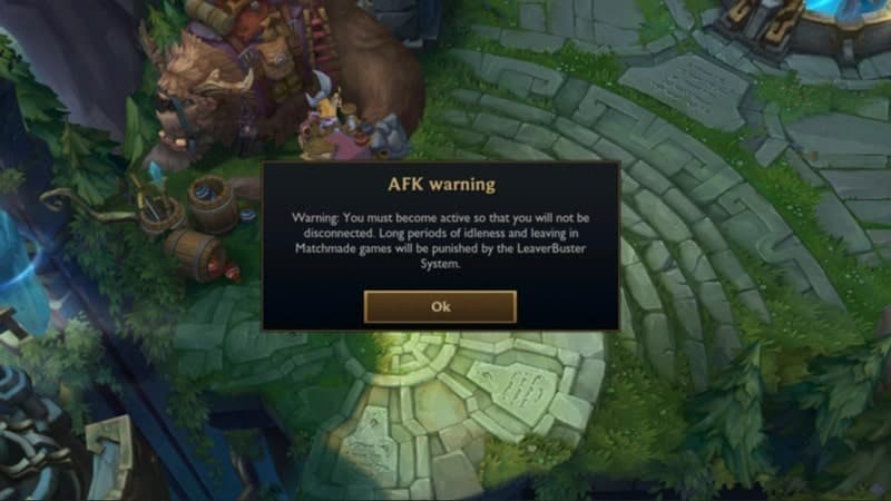 Hình phạt afk