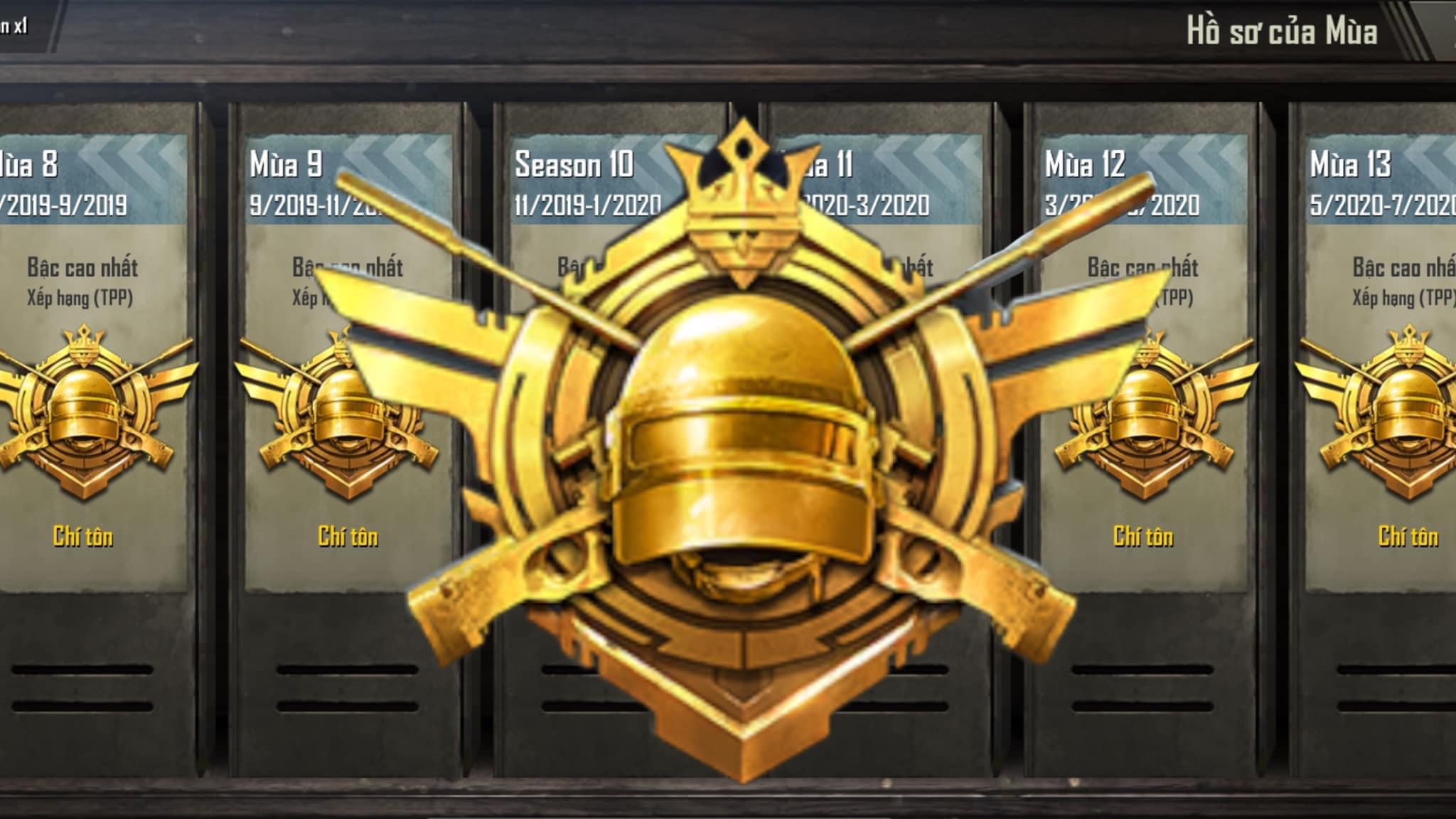 Hình rank Chí Tôn Pubg siêu ngầu