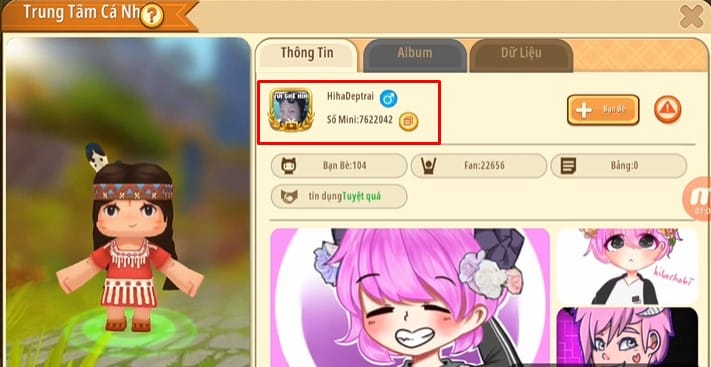 ID Của Hiha