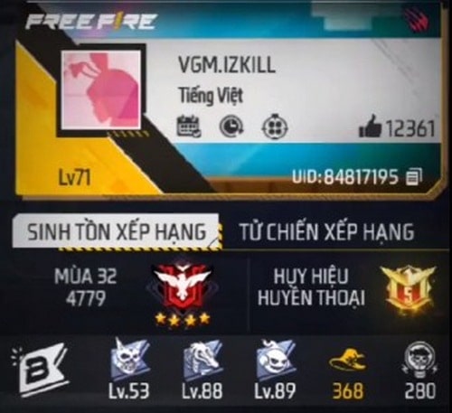 ID FF Của Khabi