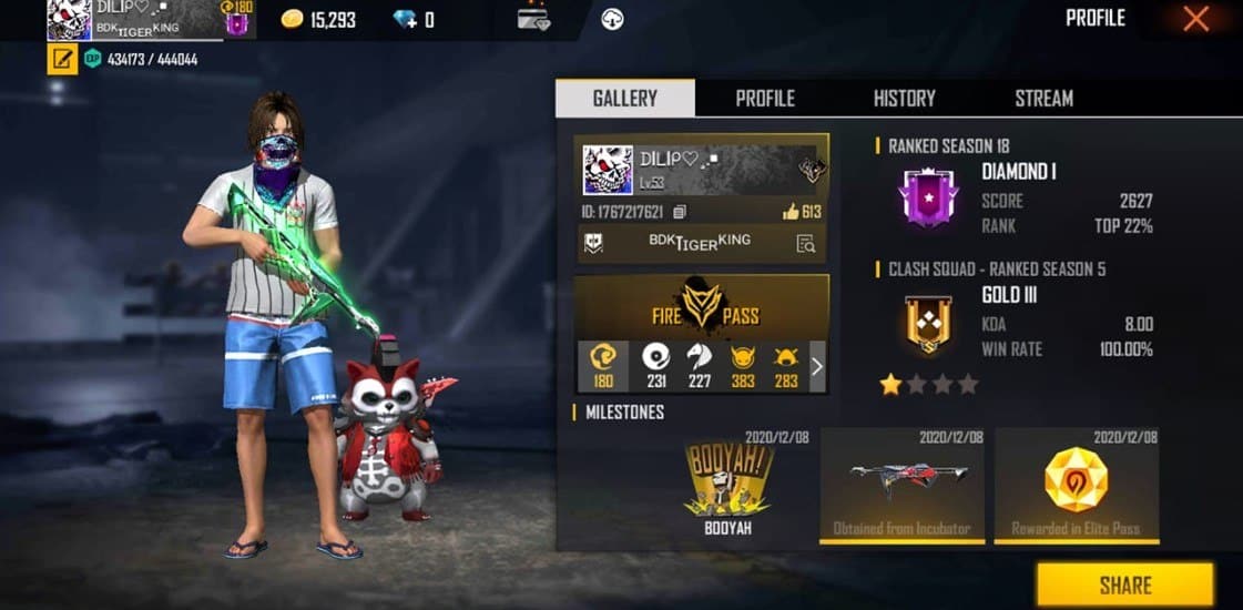 ID Free Fire 10 Chữ Số