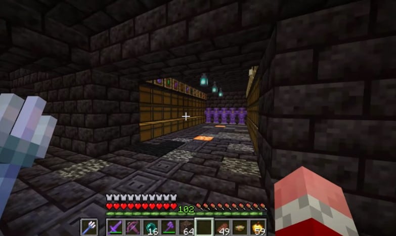 Mẫu hầm bí mật Minecraft độc đáo