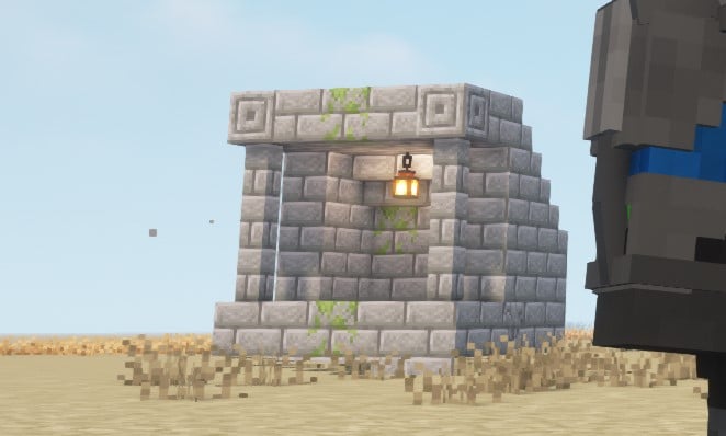 Mẫu hầm bí mật Minecraft rất đơn giản