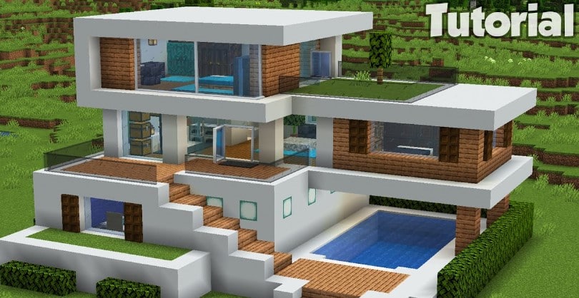 Mẫu nhà hiện đại trong Minecraft cực đẹp