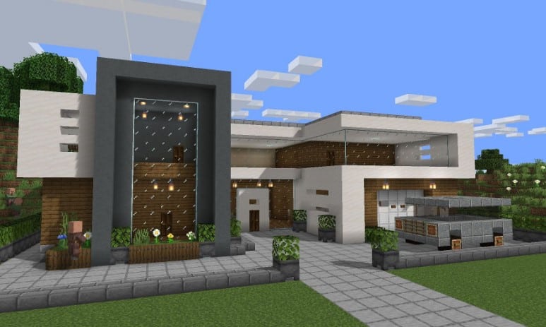 Mẫu nhà hiện đại trong Minecraft cực độc lạ