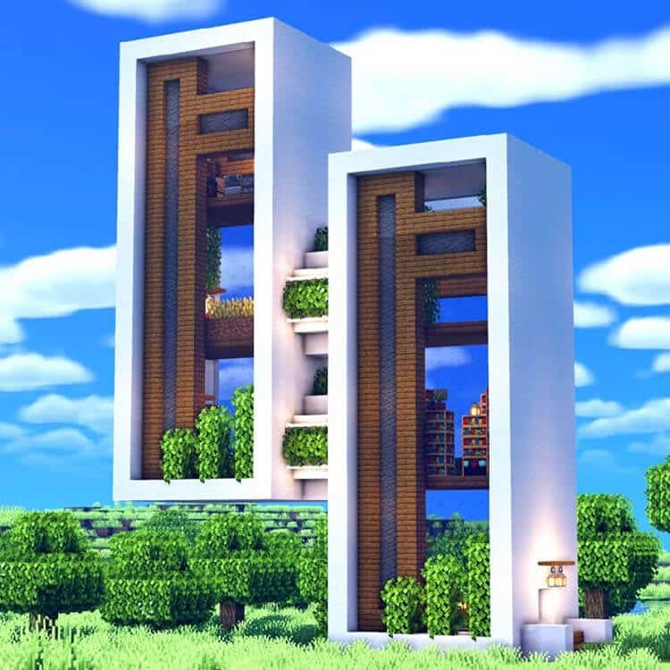 Mẫu nhà hiện đại trong Minecraft sáng tạo nhất