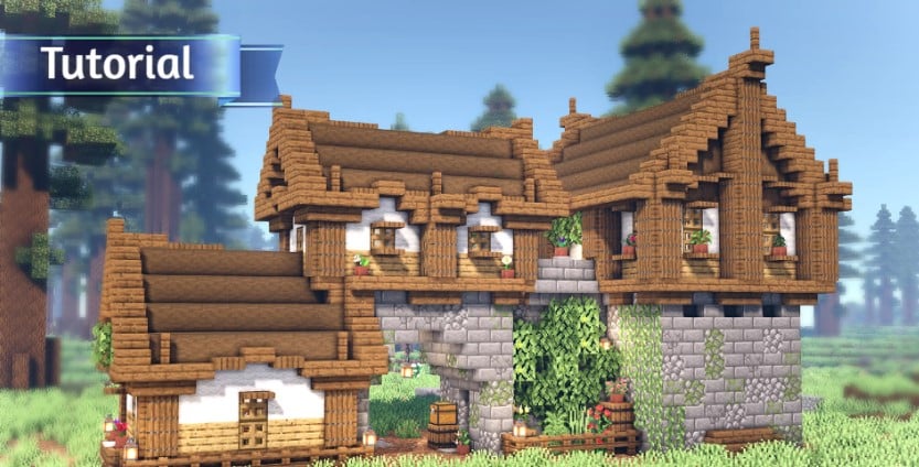 Mẫu nhà trung cổ Minecraft ấn tượng nhất