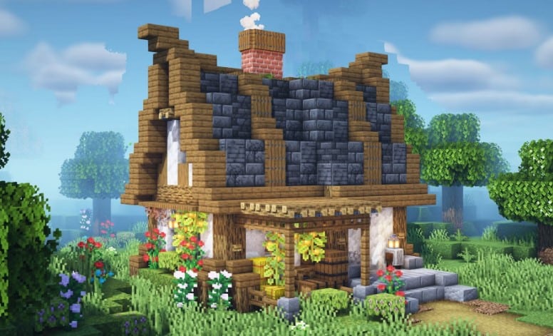 Mẫu nhà trung cổ Minecraft đẹp độc lạ