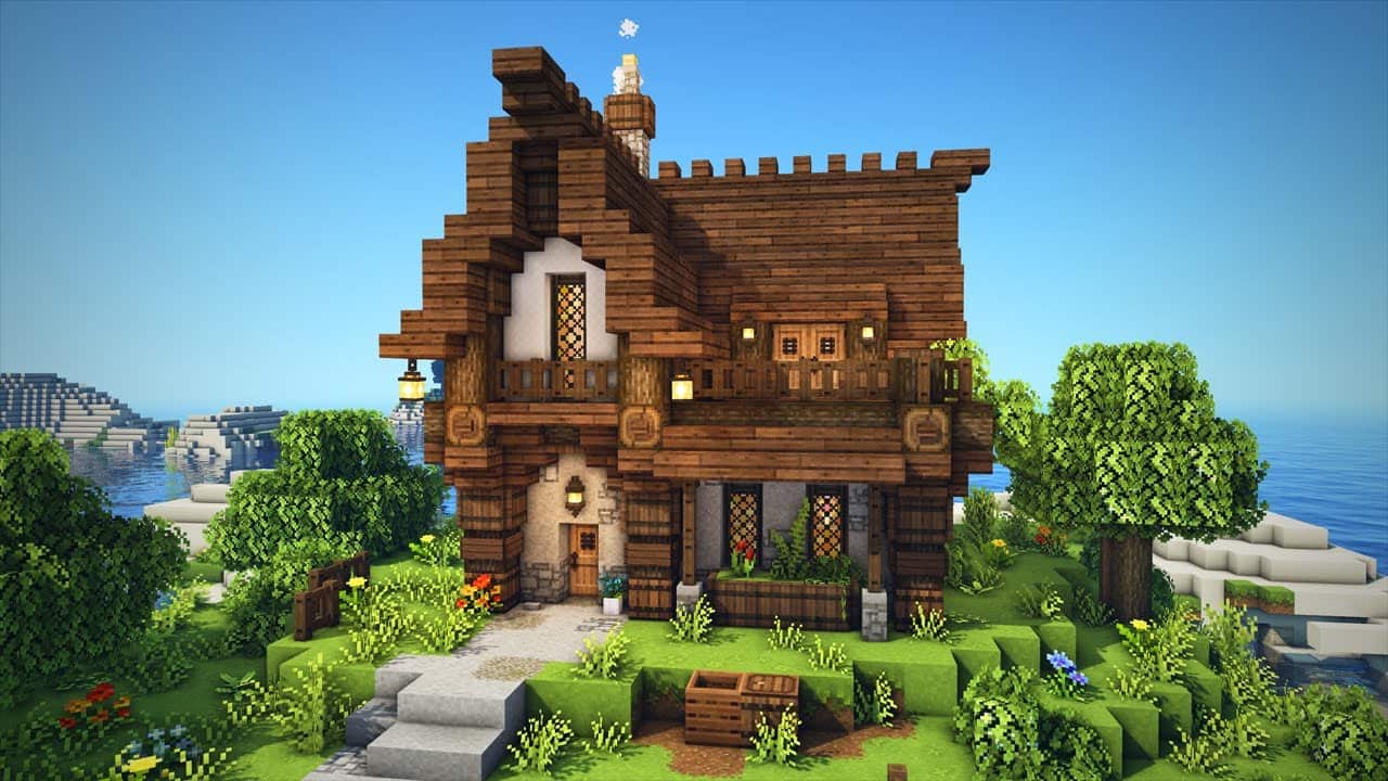 Mẫu nhà trung cổ Minecraft đẹp nhất
