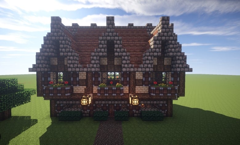 Mẫu nhà trung cổ Minecraft độc lạ nhất