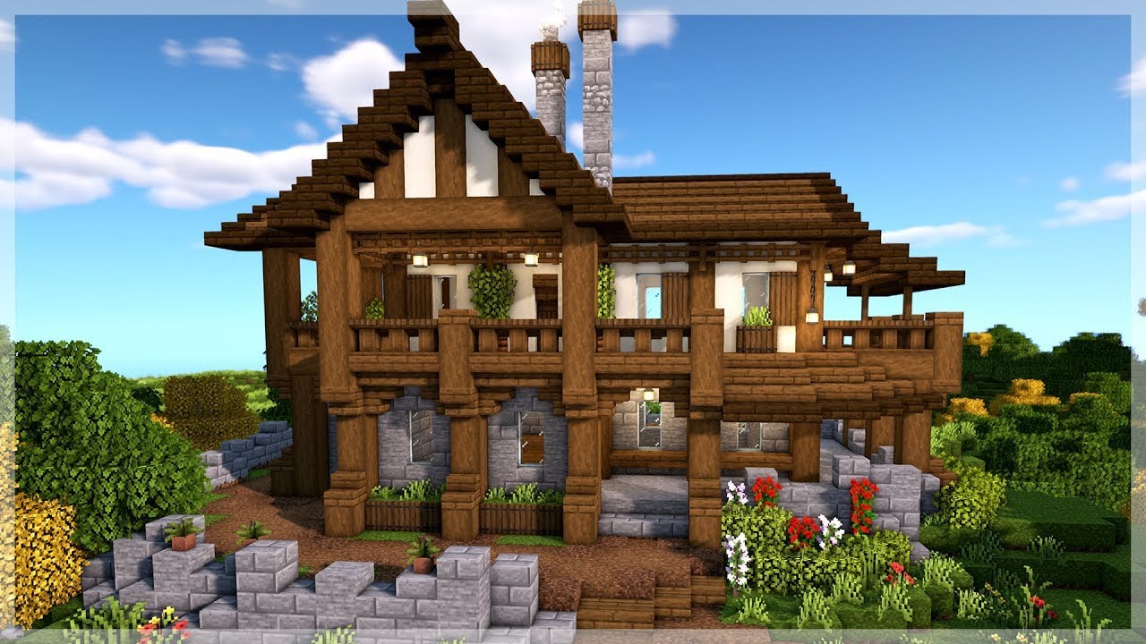 Mẫu nhà trung cổ Minecraft đơn giản nhất