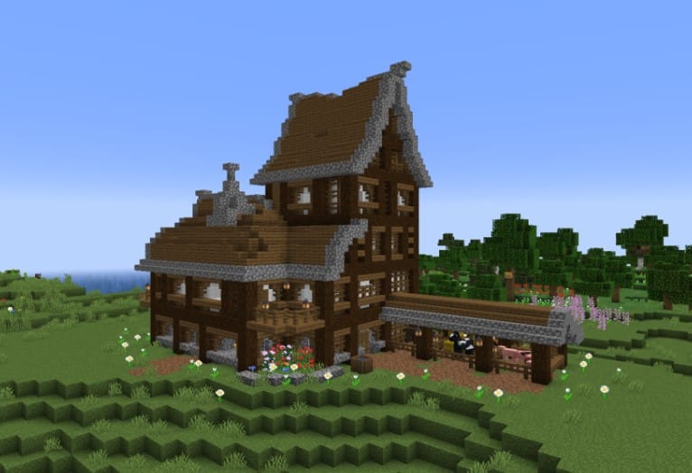 Mẫu nhà trung cổ Minecraft mới nhất