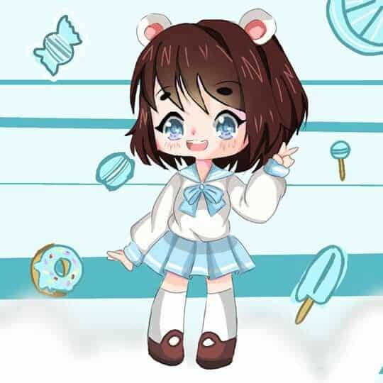 Mèo Simmy Chibi Cute