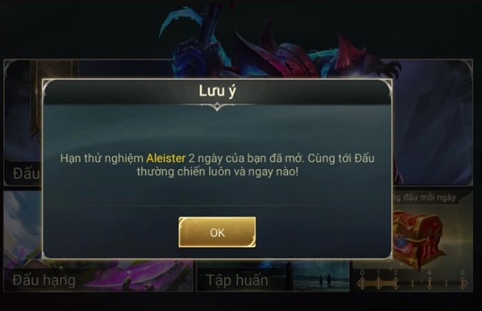 Nhấn OK