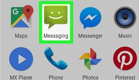 Nhấn mục messaging