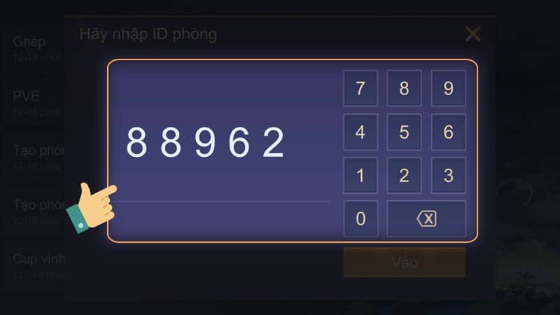 Nhập số ID