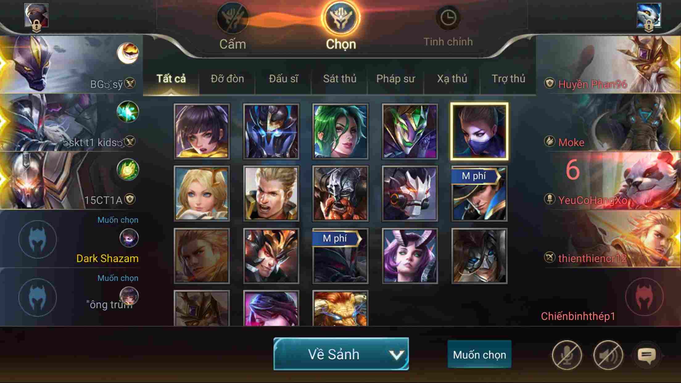 Những Nguyên Tắc Khi Pick Tướng Liên Quân