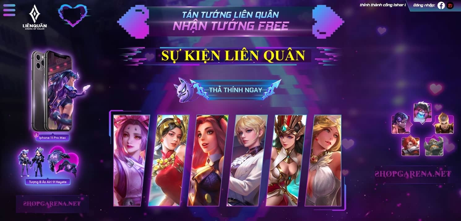 Su Kien Lien Quan Moi Nhat