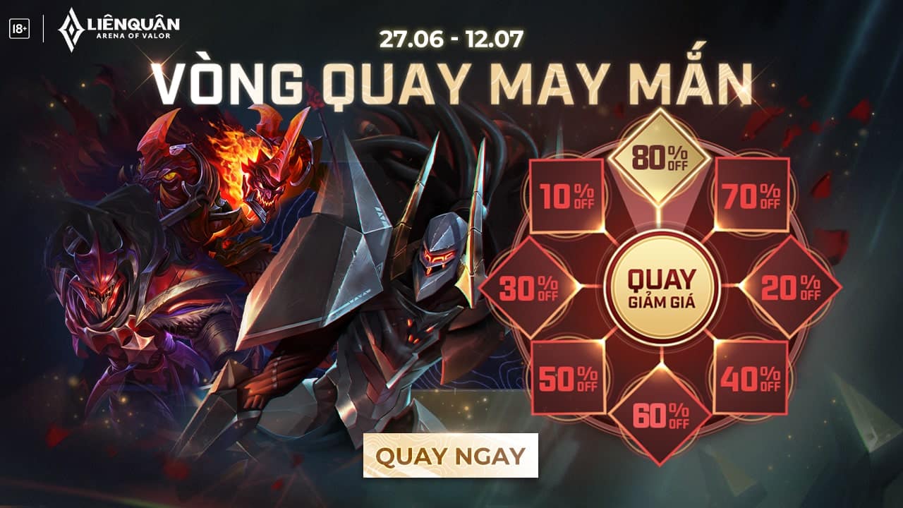 Sự kiện Vòng Quay May Mắn