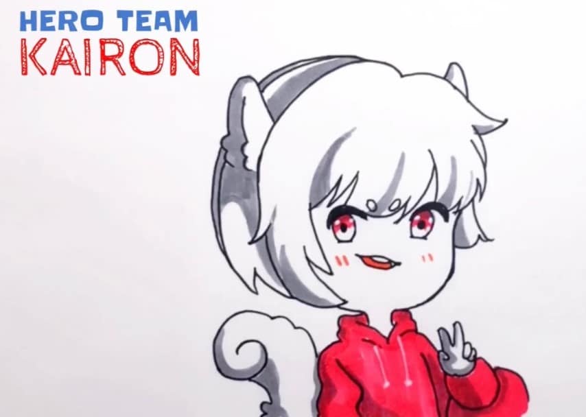 Vẽ Kairon Chibi Đơn Giản