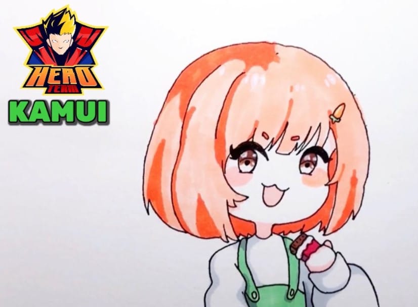 Vẽ Kamui Chibi Đơn Giản