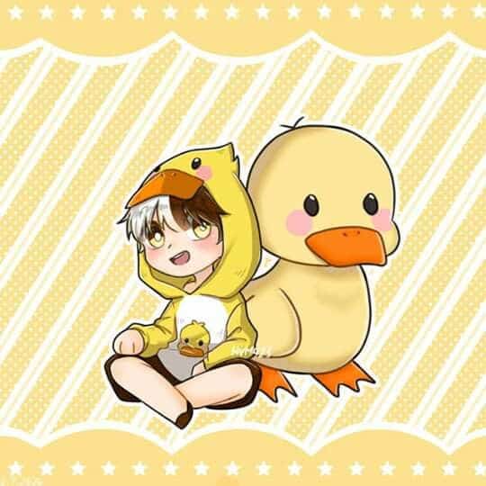 Vẽ Mr Vịt Chibi cute