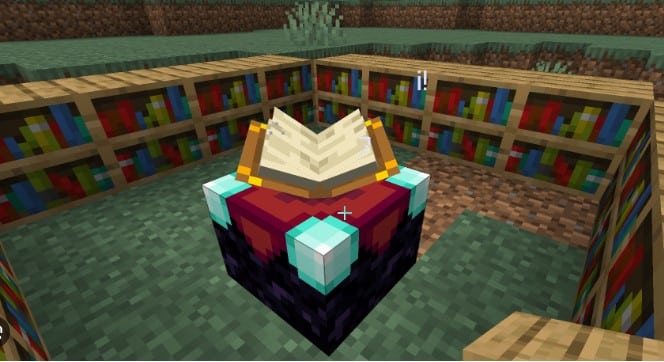 Xây dựng bàn phù phép trong Minecraft
