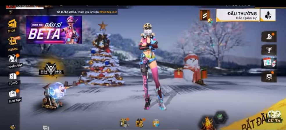 Bạn xem thêm hình ảnh mặt nạ ông già noel FF ngầu nhất