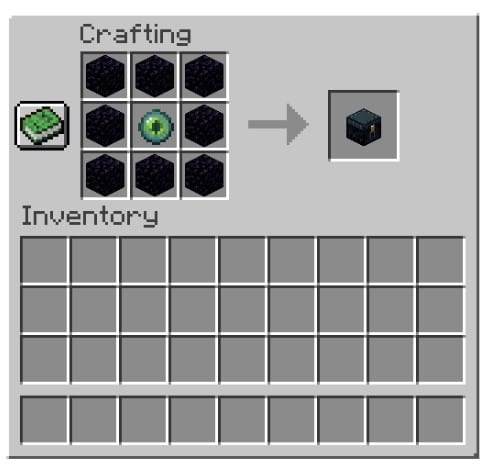 Cách làm một rương Ender trong Minecraft