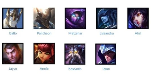 Chọn Tướng Khắc Chế Akali