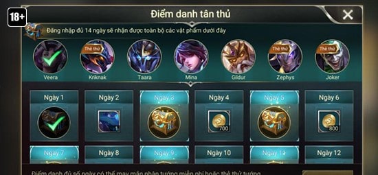 Chọn quà tân thủ