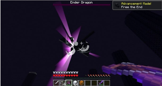 Đánh bại con rồng Ender
