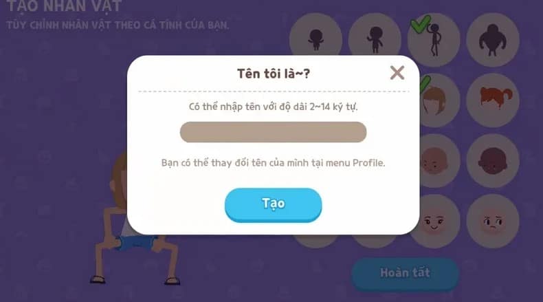 Dat ten cho nhan vat