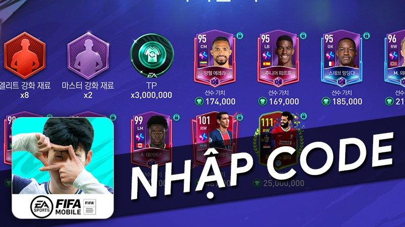 Đổi Code Nhận Quà FIFA Online 4