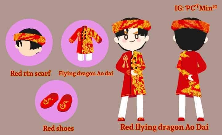 Hinh Ve Ao Dai Nam Play Together