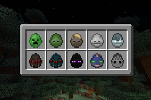 Hình ảnh các loại trứng trong Minecraft bí ẩn