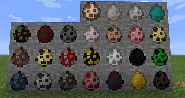 Hình ảnh các loại trứng trong Minecraft mới nhất