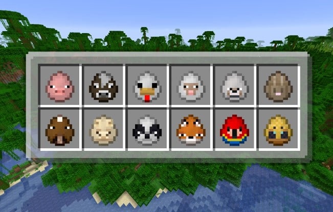 Hình ảnh các loại trứng trong Minecraft thú vị