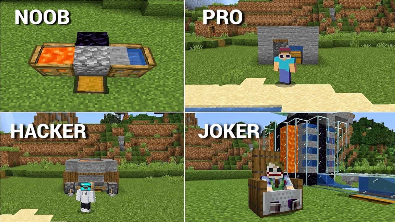 Hình ảnh các máy farm đá Minecraft