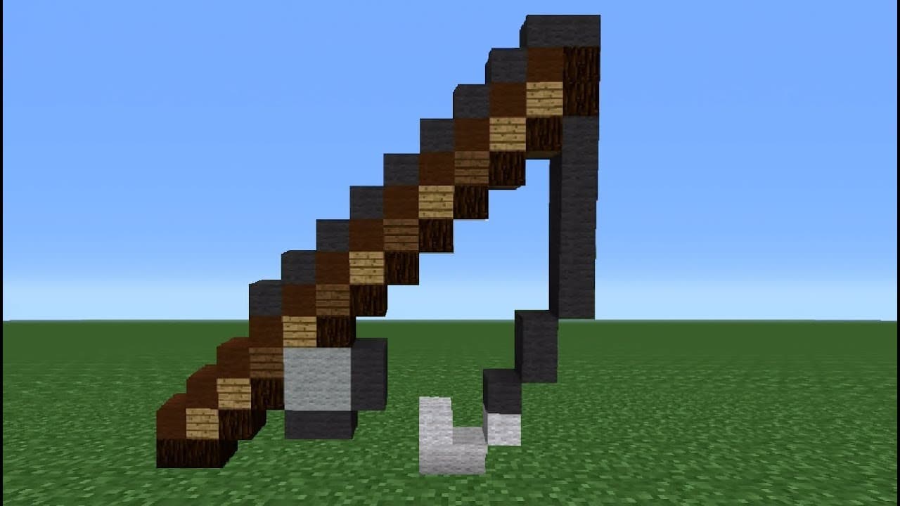 Hình ảnh chiếc cần câu trong Minecraft