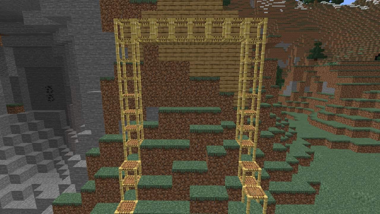 Hình ảnh giàn giáo Minecraft chất nhất