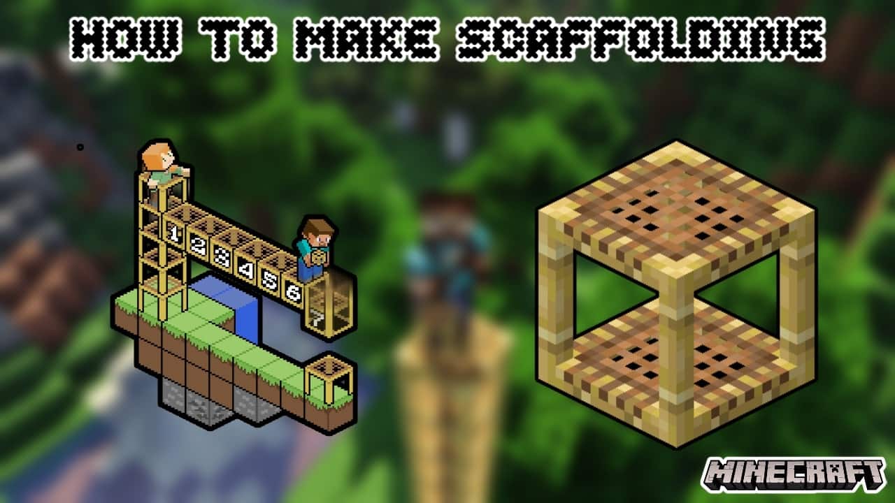 Hình ảnh giàn giáo Minecraft vô cùng đẹp