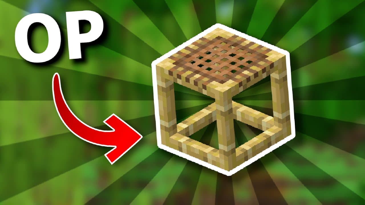 Hình ảnh giàn giáo trong Minecraft