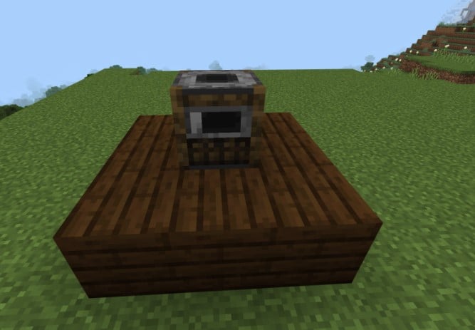 Hình ảnh lò hun khói trong Minecraft đặc sắc