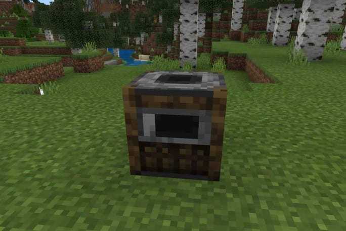 Hình ảnh lò hun khói trong Minecraft thú vị