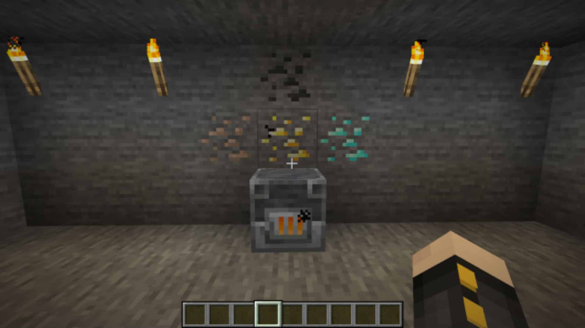 Hình ảnh lò luyện kim Minecraft ấn tượng